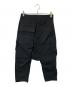 RICK OWENS (リックオウエンス) クロップド サルエルパンツ ブラック サイズ:46：40000円