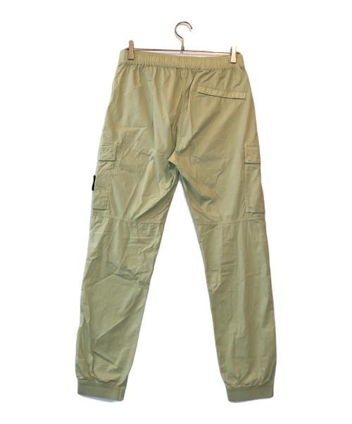 STONE ISLAND（ストーンアイランド）STONE ISLAND (ストーンアイランド) ストレッチ ガーメントダイ テーパードパンツ イエロー サイズ:30の古着・服飾アイテム