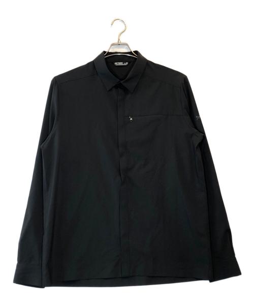 ARC'TERYX VEILANCE（アークテリクスヴェイランス）ARC'TERYX VEILANCE (アークテリクスヴェイランス) スカイライン ロングスリーブ シャツ ブラック サイズ:Lの古着・服飾アイテム