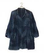 Porter Classicポータークラシック）の古着「PC KENDO SASHIKO LIGHT SUMMER COAT」｜インディゴ