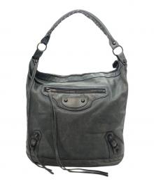 BALENCIAGA（バレンシアガ）の古着「カバード ジャイアント デイ ショルダーバッグ」｜カーキ