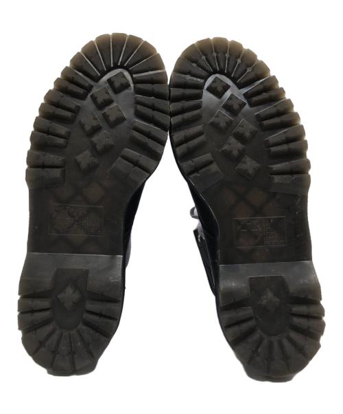 Dr.Martens（ドクターマーチン）Dr.Martens (ドクターマーチン) 8ホールブーツ ブラック×パープル サイズ:UK7の古着・服飾アイテム