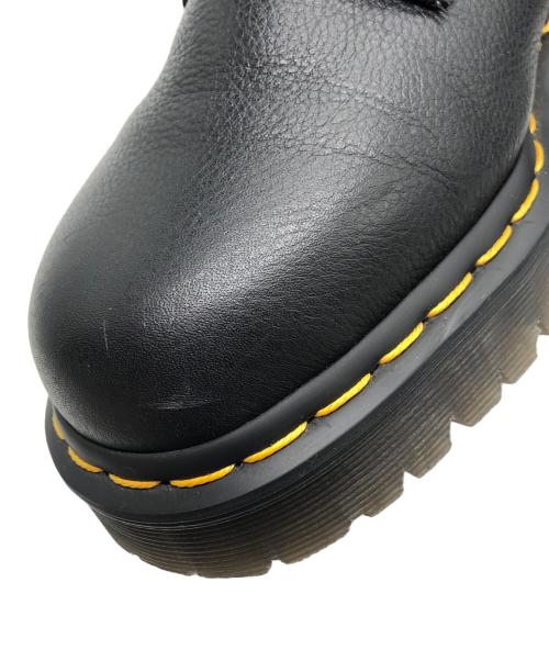 Dr.Martens（ドクターマーチン）Dr.Martens (ドクターマーチン) 8ホールブーツ ブラック×パープル サイズ:UK7の古着・服飾アイテム