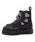 Dr.Martens (ドクターマーチン) 8ホールブーツ ブラック×パープル サイズ:UK7：12000円