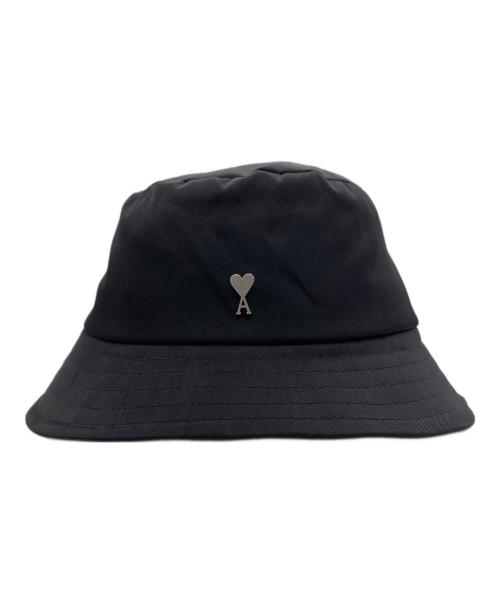 ami（アミ）ami (アミ) AMI DE COEUR STUD BUCKET HAT ブラック サイズ:2の古着・服飾アイテム