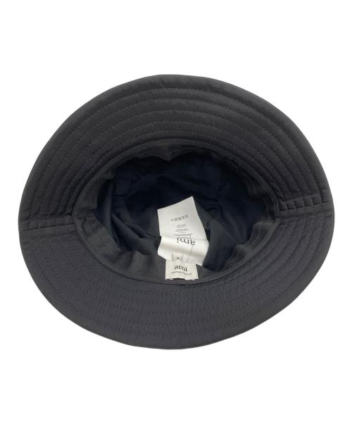 ami（アミ）ami (アミ) AMI DE COEUR STUD BUCKET HAT ブラック サイズ:2の古着・服飾アイテム