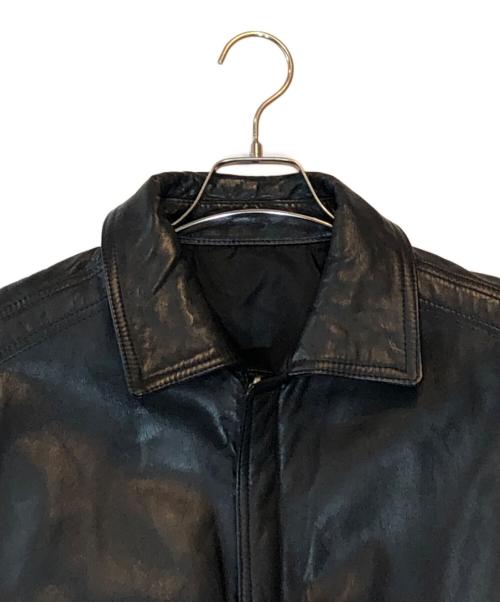 VERSACE JEANS COUTURE（ヴェルサーチ ジーンズクチュール）VERSACE JEANS COUTURE (ヴェルサーチ ジーンズクチュール) リバーシブルレザーボンバージャケット ブラック サイズ:Lの古着・服飾アイテム