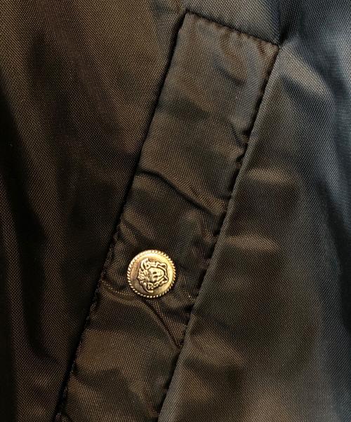 VERSACE JEANS COUTURE（ヴェルサーチ ジーンズクチュール）VERSACE JEANS COUTURE (ヴェルサーチ ジーンズクチュール) リバーシブルレザーボンバージャケット ブラック サイズ:Lの古着・服飾アイテム