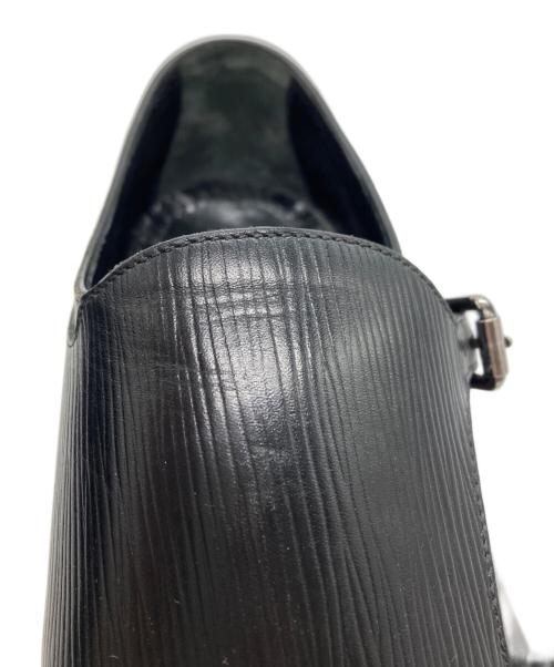 LOUIS VUITTON（ルイ ヴィトン）LOUIS VUITTON (ルイ ヴィトン) ダブルモンクストラップシューズ ブラック サイズ:8 1/2Mの古着・服飾アイテム