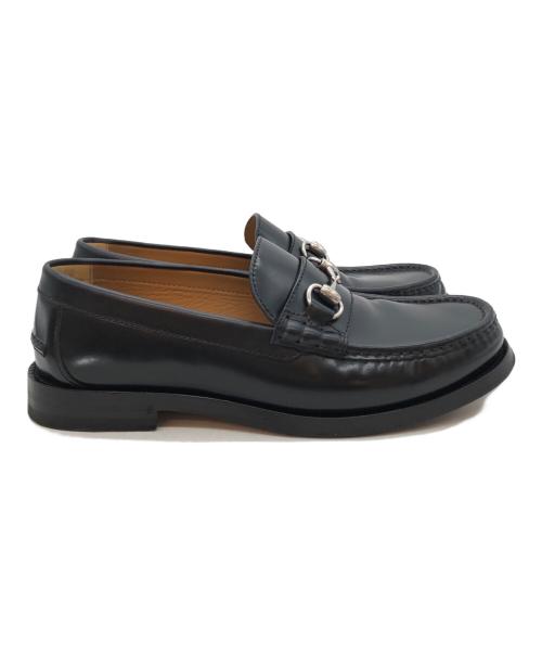 GUCCI（グッチ）GUCCI (グッチ) ホースビットローファー ブラック サイズ:9の古着・服飾アイテム