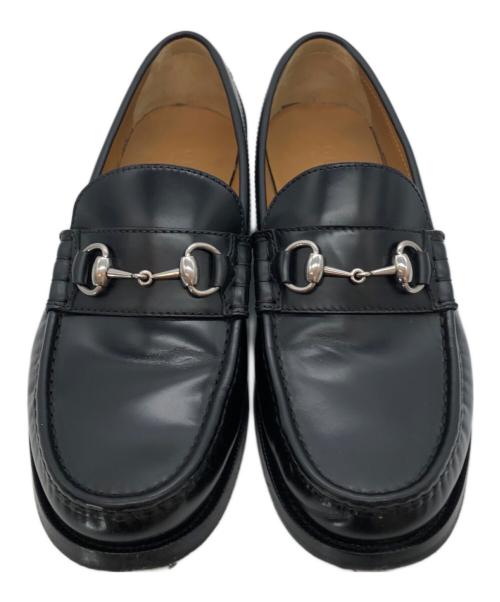 GUCCI（グッチ）GUCCI (グッチ) ホースビットローファー ブラック サイズ:9の古着・服飾アイテム
