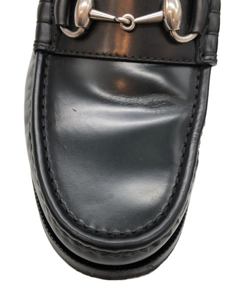 GUCCI（グッチ）GUCCI (グッチ) ホースビットローファー ブラック サイズ:9の古着・服飾アイテム