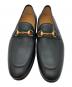 中古・古着 GUCCI (グッチ) シェリーラインホースビットローファー ブラック サイズ:9：30000円