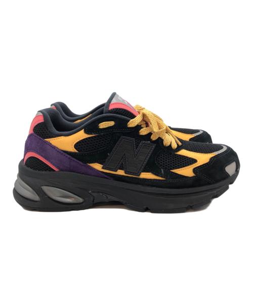 KITH（キス）KITH (キス) NEW BALANCE (ニューバランス) ローカットスニーカー ブラック×イエロー×パープル サイズ:26㎝の古着・服飾アイテム