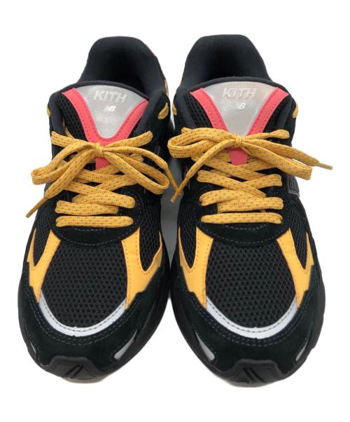 KITH（キス）KITH (キス) NEW BALANCE (ニューバランス) ローカットスニーカー ブラック×イエロー×パープル サイズ:26㎝の古着・服飾アイテム