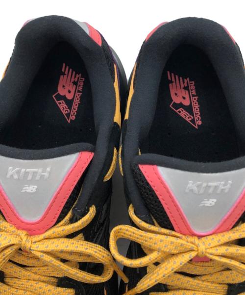 KITH（キス）KITH (キス) NEW BALANCE (ニューバランス) ローカットスニーカー ブラック×イエロー×パープル サイズ:26㎝の古着・服飾アイテム
