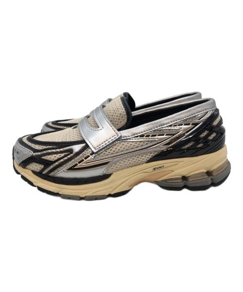 NEW BALANCE（ニューバランス）NEW BALANCE (ニューバランス) ローファースニーカー シルバー×アイボリー サイズ:26㎝の古着・服飾アイテム
