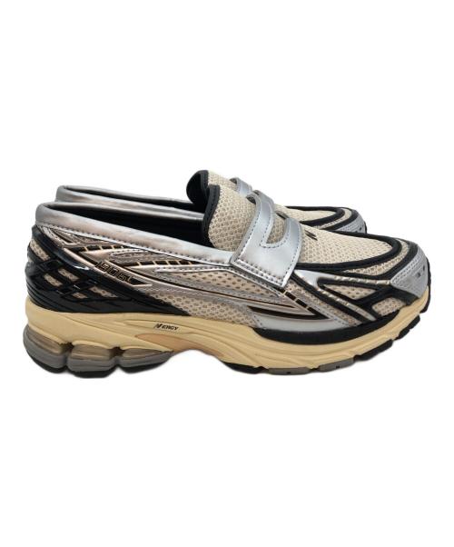 NEW BALANCE（ニューバランス）NEW BALANCE (ニューバランス) ローファースニーカー シルバー×アイボリー サイズ:26㎝の古着・服飾アイテム