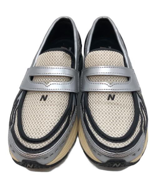 NEW BALANCE（ニューバランス）NEW BALANCE (ニューバランス) ローファースニーカー シルバー×アイボリー サイズ:26㎝の古着・服飾アイテム