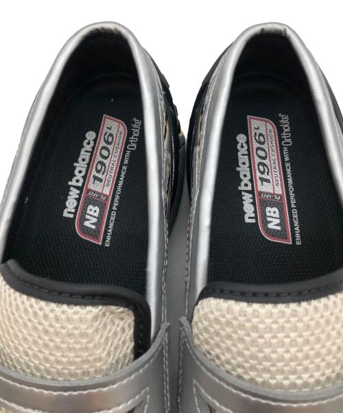 NEW BALANCE（ニューバランス）NEW BALANCE (ニューバランス) ローファースニーカー シルバー×アイボリー サイズ:26㎝の古着・服飾アイテム