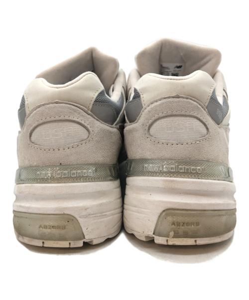 NEW BALANCE（ニューバランス）NEW BALANCE (ニューバランス) ローカットスニーカー ホワイト×グレー サイズ:26.5㎝の古着・服飾アイテム