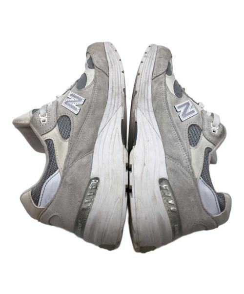 NEW BALANCE（ニューバランス）NEW BALANCE (ニューバランス) ローカットスニーカー ホワイト×グレー サイズ:26.5㎝の古着・服飾アイテム