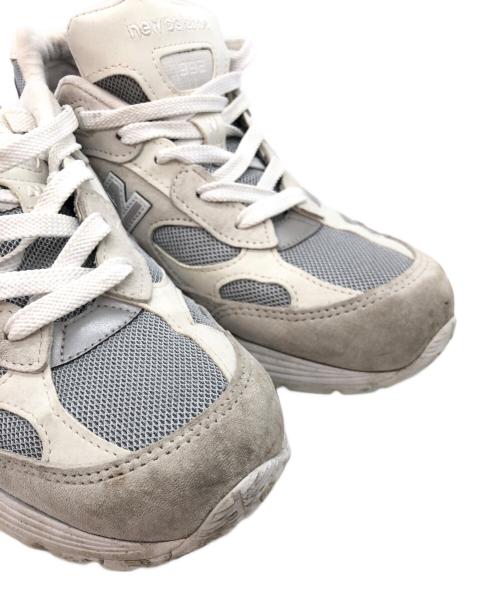 NEW BALANCE（ニューバランス）NEW BALANCE (ニューバランス) ローカットスニーカー ホワイト×グレー サイズ:26.5㎝の古着・服飾アイテム