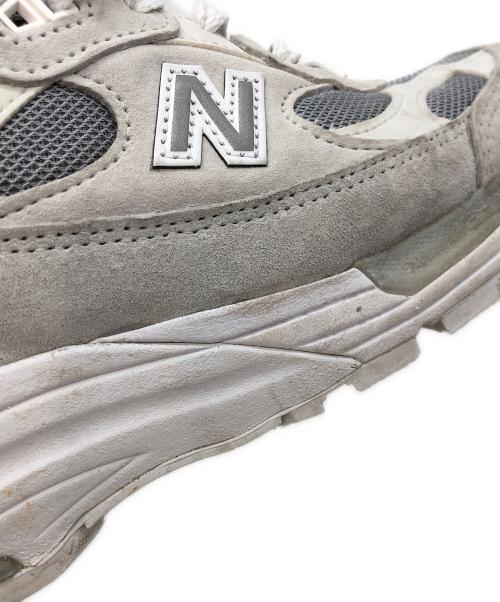 NEW BALANCE（ニューバランス）NEW BALANCE (ニューバランス) ローカットスニーカー ホワイト×グレー サイズ:26.5㎝の古着・服飾アイテム