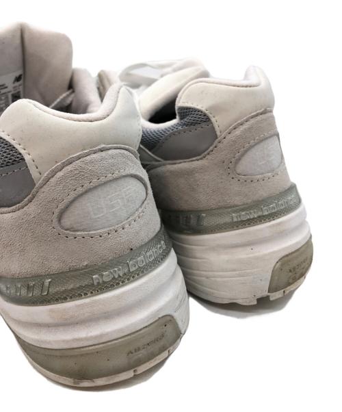 NEW BALANCE（ニューバランス）NEW BALANCE (ニューバランス) ローカットスニーカー ホワイト×グレー サイズ:26.5㎝の古着・服飾アイテム