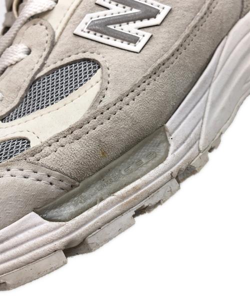 NEW BALANCE（ニューバランス）NEW BALANCE (ニューバランス) ローカットスニーカー ホワイト×グレー サイズ:26.5㎝の古着・服飾アイテム