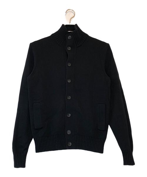 Zanone（ザノーネ）Zanone (ザノーネ) ボタンニットカーディガン ブラック サイズ:46の古着・服飾アイテム