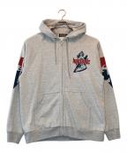 Hysteric Glamourヒステリックグラマー）の古着「HYS FLARE LOGO パーカー」｜グレー