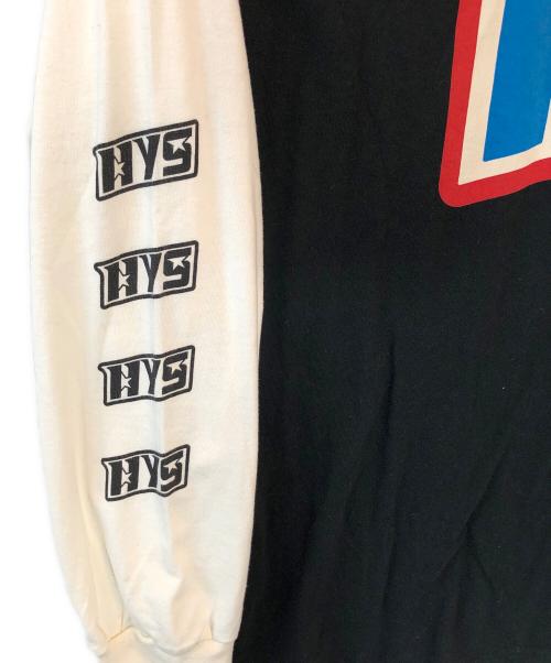 Hysteric Glamour（ヒステリックグラマー）Hysteric Glamour (ヒステリックグラマー) DART TRACK Tシャツ ブラック サイズ:XLの古着・服飾アイテム