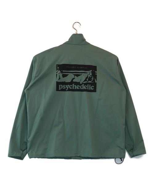 Hysteric Glamour（ヒステリックグラマー）Hysteric Glamour (ヒステリックグラマー) PSYCHEDELIC WOMAN ジャケット グリーン サイズ:Lの古着・服飾アイテム