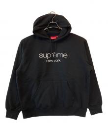 SUPREME（シュプリーム）の古着「CLASSIC LOGO HOODED SWEATSHIRT」｜ブラック