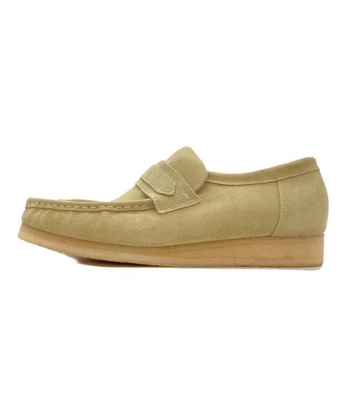 CLARKS ORIGINALS（クラークス オリジナルズ）Clarks Originals (クラークス オリジナルズ) WALLABEELOAFER ベージュ サイズ:UK９ 未使用品の古着・服飾アイテム