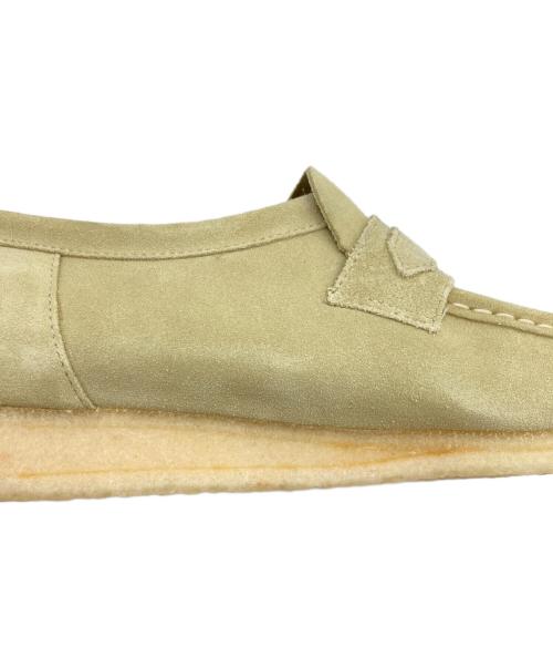 CLARKS ORIGINALS（クラークス オリジナルズ）Clarks Originals (クラークス オリジナルズ) WALLABEELOAFER ベージュ サイズ:UK９ 未使用品の古着・服飾アイテム