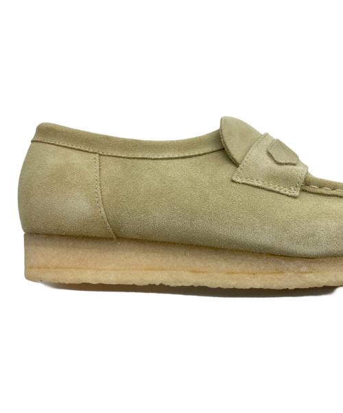 CLARKS ORIGINALS（クラークス オリジナルズ）Clarks Originals (クラークス オリジナルズ) WALLABEELOAFER ベージュ サイズ:UK９ 未使用品の古着・服飾アイテム