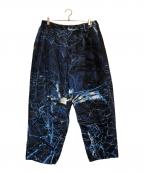 TIGHTBOOTH PRODUCTIONタイトブースプロダクション）の古着「SPIDER WALK TRACK PANTS」｜ネイビー