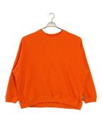 TIGHTBOOTH PRODUCTIONタイトブースプロダクション）の古着「CHAIN CREW KNIT」｜オレンジ