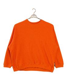 TIGHTBOOTH PRODUCTION（タイトブースプロダクション）の古着「CHAIN CREW KNIT」｜オレンジ
