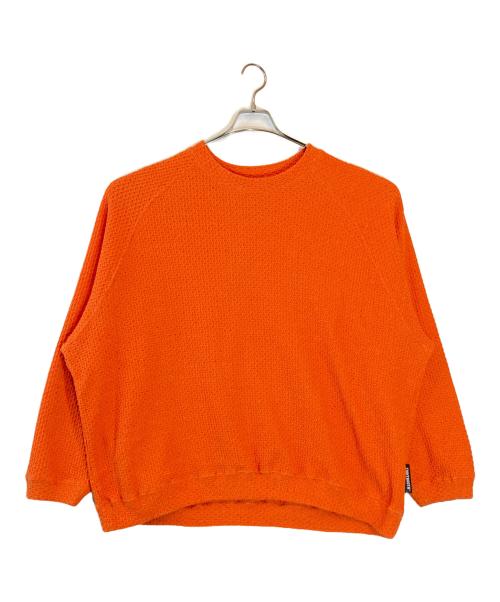 TIGHTBOOTH PRODUCTION（タイトブースプロダクション）TIGHTBOOTH PRODUCTION (タイトブースプロダクション) CHAIN CREW KNIT オレンジ サイズ:XLの古着・服飾アイテム