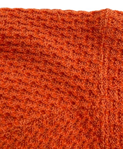 TIGHTBOOTH PRODUCTION（タイトブースプロダクション）TIGHTBOOTH PRODUCTION (タイトブースプロダクション) CHAIN CREW KNIT オレンジ サイズ:XLの古着・服飾アイテム