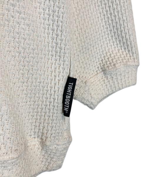 TIGHTBOOTH PRODUCTION（タイトブースプロダクション）TIGHTBOOTH PRODUCTION (タイトブースプロダクション) CHAIN CREW KNIT ホワイト サイズ:XLの古着・服飾アイテム