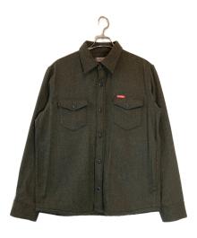 Hysteric Glamour（ヒステリックグラマー）の古着「SPEEDSTER刺繍 CPOシャツ」｜カーキ