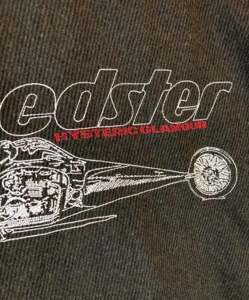Hysteric Glamour（ヒステリックグラマー）Hysteric Glamour (ヒステリックグラマー) SPEEDSTER刺繍 CPOシャツ カーキ サイズ:Lの古着・服飾アイテム