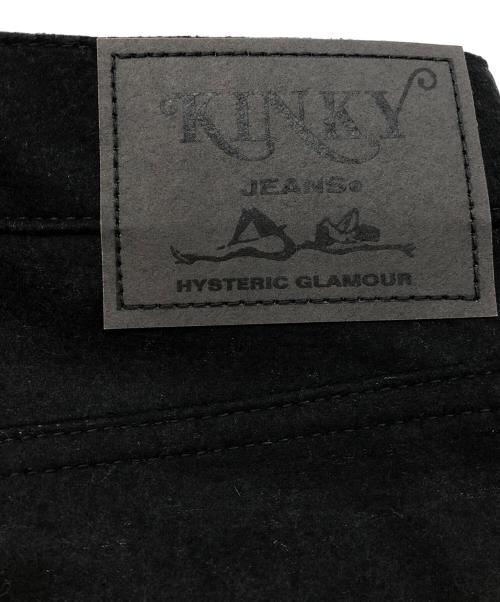 Hysteric Glamour（ヒステリックグラマー）Hysteric Glamour (ヒステリックグラマー) ルーズストレートパンツ ブラック サイズ:Largeの古着・服飾アイテム