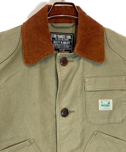 Hysteric Glamour（ヒステリックグラマー）Hysteric Glamour (ヒステリックグラマー) ハンティングジャケット ベージュ サイズ:Mの古着・服飾アイテム