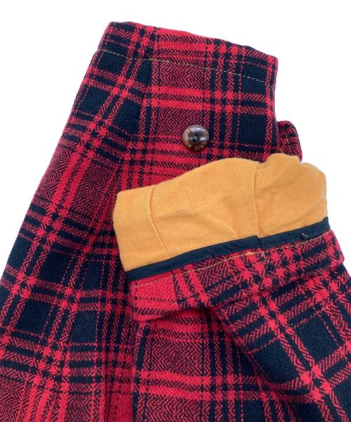 Hysteric Glamour（ヒステリックグラマー）Hysteric Glamour (ヒステリックグラマー) オンブレーチェック クルーザージャケット レッド サイズ:Lの古着・服飾アイテム