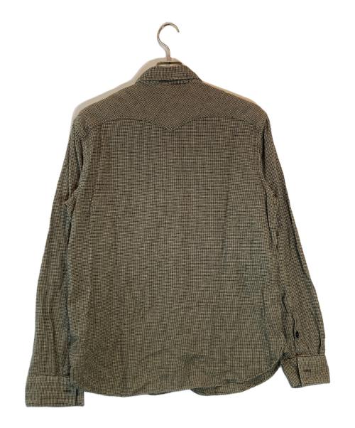 RRL（ダブルアールエル）RRL (ダブルアールエル) 千鳥格子柄長袖シャツ ベージュ サイズ:Mの古着・服飾アイテム